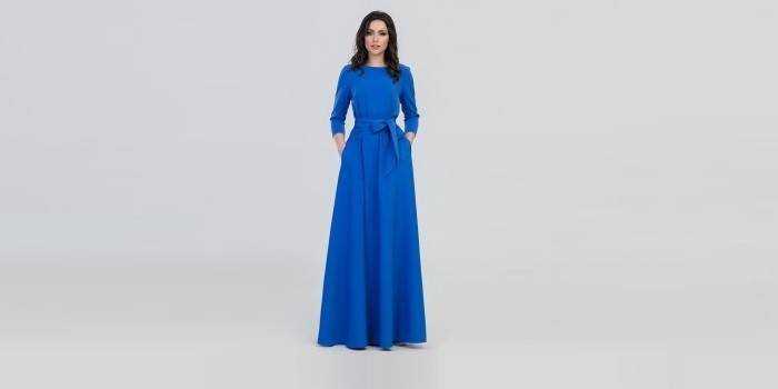Синее платье - как выбрать вечернее, коктейльное или повседневное по фасону, бренду и стоимости