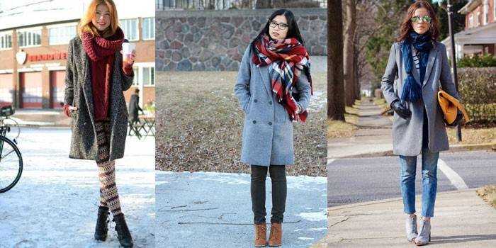 Серое пальто - как выбрать зимнее или демисезонное и идеи стильных образов с фото