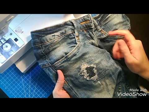 Как замаскировать дырку на джинсах - популярные способы декора с фото